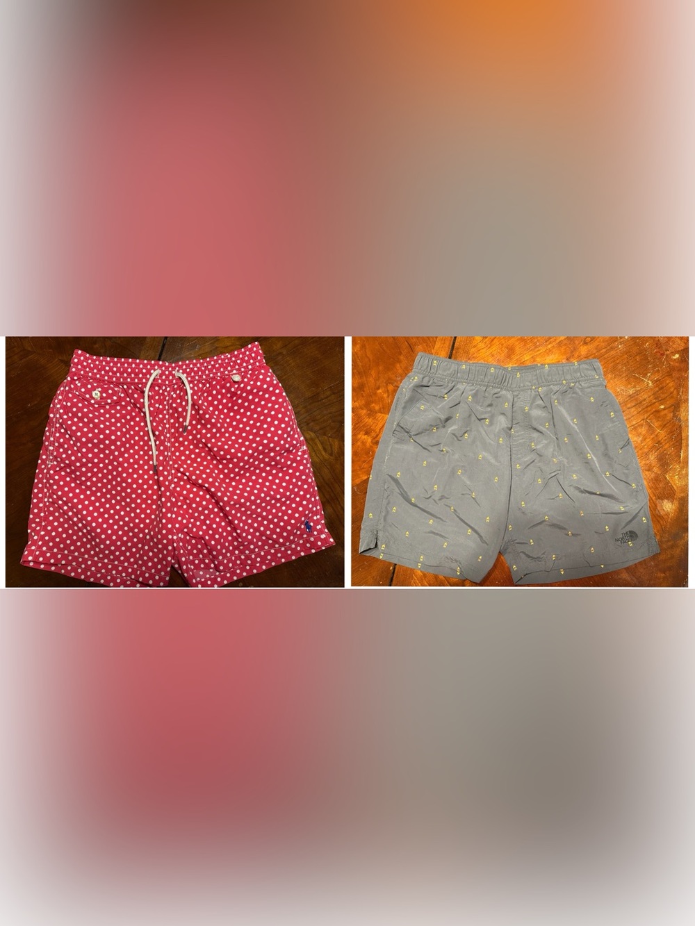 Ralph Lauren & The Northface Swim Shorts Sz M